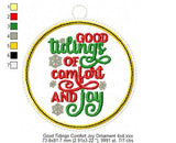 Good Tidings Comfort Joy Ornament