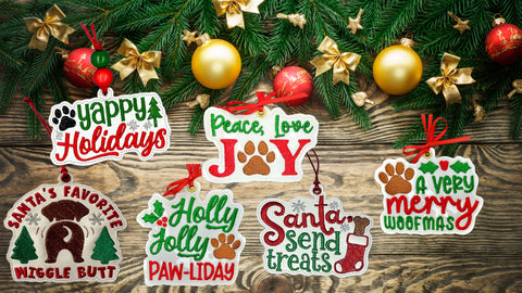 Dog Christmas Ornament Bundle