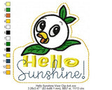 Hello Sunshine Visor Clip