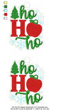 Ho Ho Ho Apple Teacher Ornament