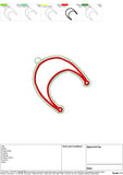 Knit Cap Ornament Bundle Applique CIJ 2023