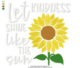 Let Kindness Shine Like The Sun