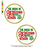 Magic of Christmas Never Ends Ornament