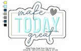 Make Today Great Visor Clip