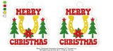 Chunky Western Chritstmas Ornament Bundle