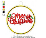 Merry Christmas Ornament