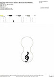 $5 Friday Music Note Magnetic FOBM