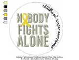 Nobody Fights Alone Visor Clip