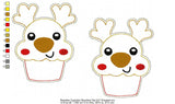 Reindeer Cupcake Clip