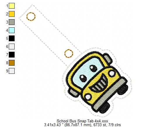 School Bus Key Fob – A-Z Blanks and Designs