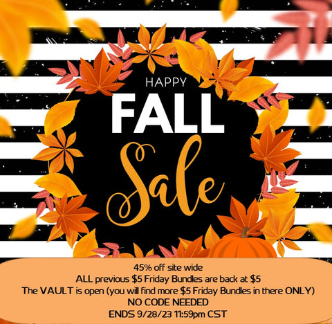 Happy Fall Sale