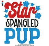 Pup 4th July Wording Bundle