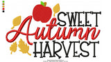 EXCLUSIVE Sweet Autumn Harvest Wording - 3 Sizes