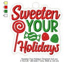 Sweeten Your Holiday Oranment