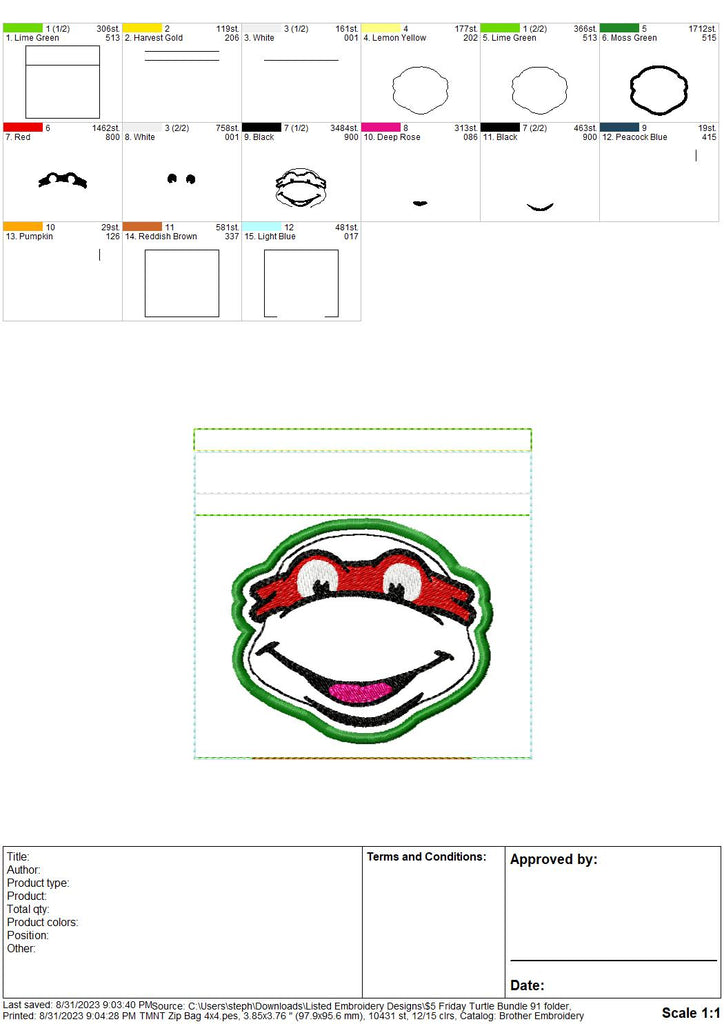 $5 Friday Turtle Bundle 91 WILL BE VAULTED – A-Z Blanks and Designs