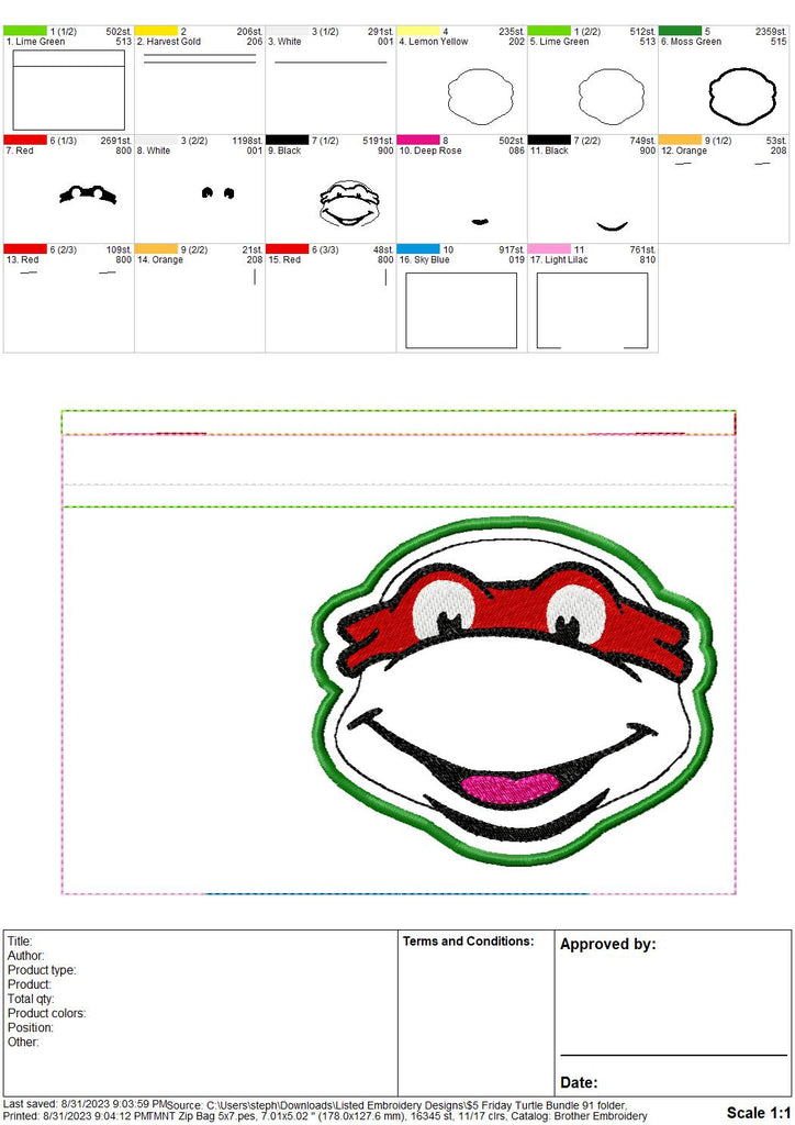 $5 Friday Turtle Bundle 91 WILL BE VAULTED – A-Z Blanks and Designs
