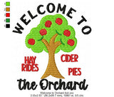 EXCLUSIVE Welcome To The Orchard Wording - 3 Sizes