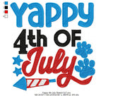 Pup 4th July Wording Bundle