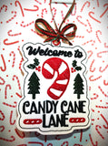 Candy Cane Lane Oranment