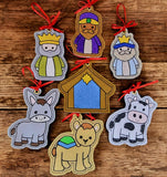 Chunky Nativity Ornament Bundle 2