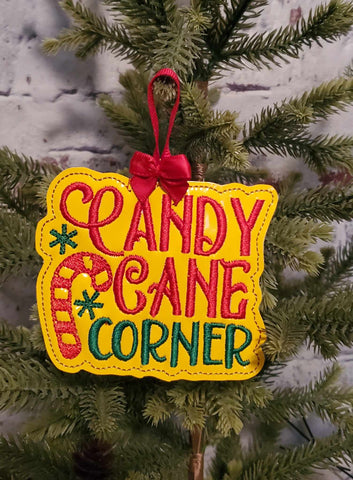 Candy Cane Corner Ornament