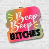 Beep Beep B*tches Visor Clip