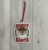 Chunky Western Chritstmas Ornament Bundle