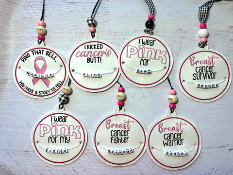 $5 Friday Breast Cancer Bead Ornament Bundle 98