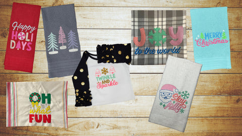 Colorful Christmas Wording Bundle