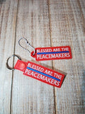 Blessed are the Peacemakers Key Fob