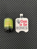 Clean to the Bones BBW Sanitizer Holder