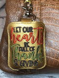 Hearts Full of Thanks and Giving BBW Sanitizer Holder