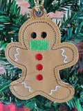 Mask Gingerbread Ornament