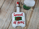 Spread Joy not Germs BBW Sanitizer Holder