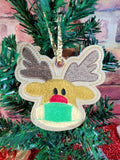 Masked Rudolph Ornament