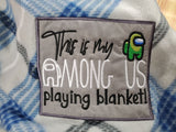 Among Us Playin Blanket