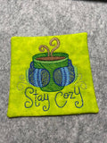 Stay Cozy Mug Rug Coaster
