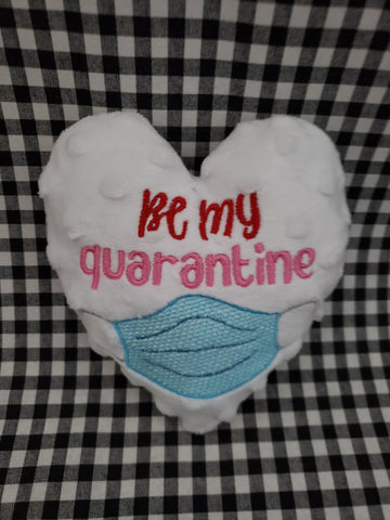 Be My Quarantine Heart Stuffie