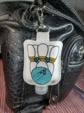 Bowling Ball and Pins Sanitizer Holder