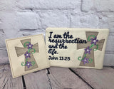 I Am The Resurrection Mug Rug Coaster