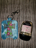 Cross with Easter Lily Sanitizer Holder
