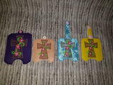 Cross with Easter Lily Sanitizer Holder