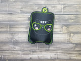 Cat with Glasses Sanitizer Holder