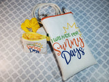 I was made for Sunny Days Zip Bag
