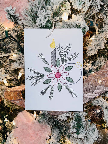 Candle Stick Greeting Card