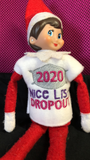 2020 Nice List Drop Out Elf Sweater