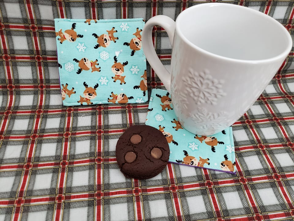 Mitten Mug Rug Christmas Mitten Mug Rug – A-Z Blanks and Designs