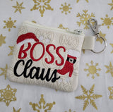 Boss Claus Zipper Bag
