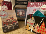 4 Gift Christmas Bag Tag Bundle