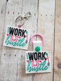 Work That Hustle Key Fob
